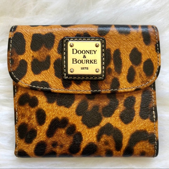 dooney and bourke animal print wallet